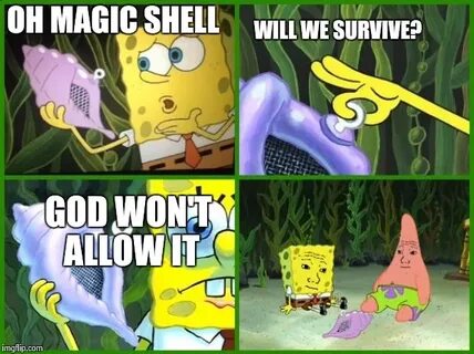 spongebob magic conch - Imgflip