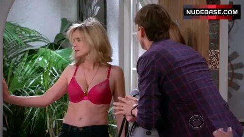 Courtney Thorne-Smith Lingerie Scene - Two And A Half Men (1