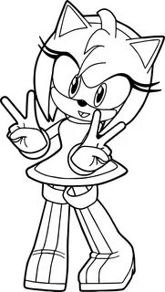 Amy Sonic Coloring Pages Mclarenweightliftingenquiry