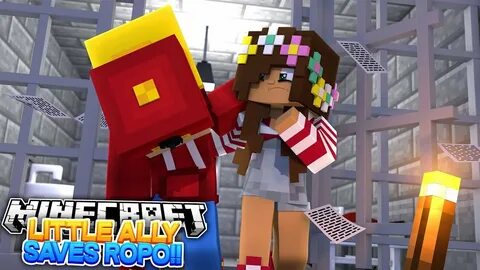 Minecraft Adventure - LITTLE ALLY SAVES ROPO FROM RAMONA!! -