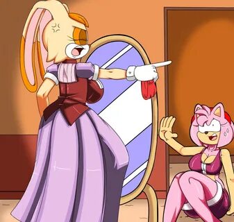 Xbooru - 1girl 2016 absurd res amy rose angry anthro big bre