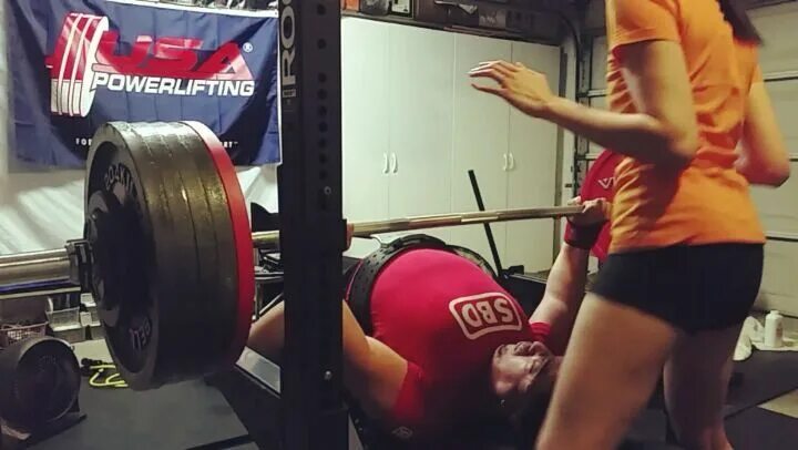 "Bench Press: 540 lbs / 245 kg !!! 🔥 Jumped from 425 515 540, lol 5 l...