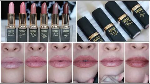 L'Oréal Collection Privee The Perfect Nudes Lipstick Review 