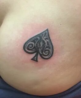 New Tattoo. The symbol means that she is a breeder for black