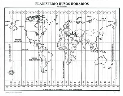 Planisferio husos horarios con nombres pulsodigital04 Flickr