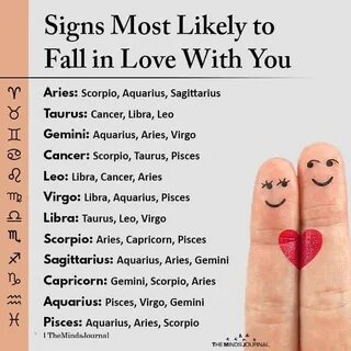 Signs Most Likely to Fall in Love With You Aries: Scorpio