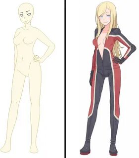 Anime Female Base Full Body - Asai Wallpaper