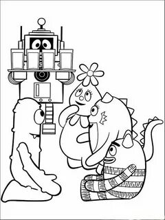 yo gabba gabba coloring pages - Clip Art Library