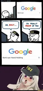 Go gle Komi-san Komi-san Hand Holding - ) Komi-san, Anime me