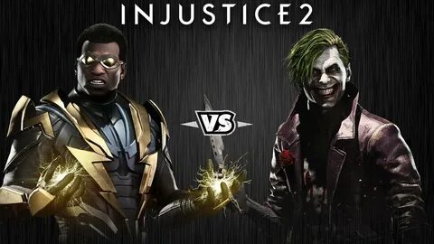 Injustice 2 - Чёрная Молния против Джокера - Intros & Clashe