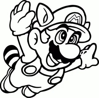 birthday mario black and white - Clip Art Library