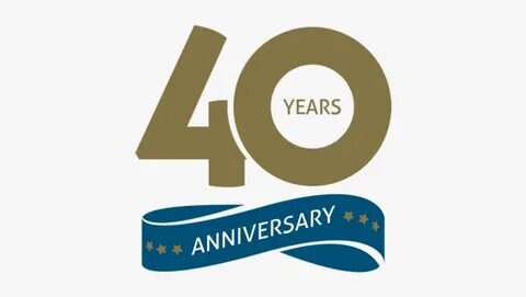 40th Anniversary Logo Png, Transparent Png - kindpng