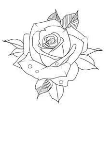 Pin by Juänpä Granati on rosas Tattoo outline drawing, Rose 