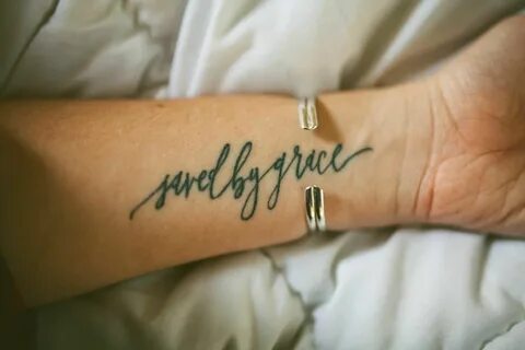 saved by grace (With images) Hippie tattoo, Grace tattoos, W