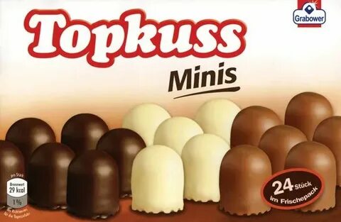 Topkuss Chocolate Marshmallow Kisses Mini Assortment 32 pc. 