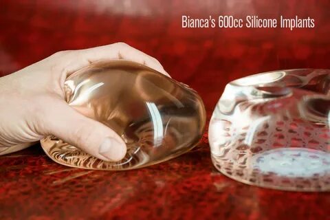 Bianca's Original 600CC SILICONE BREAST IMPLANTS 2002-2008 -