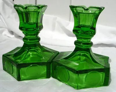 Vintage Green Glassware Value - Draw-u