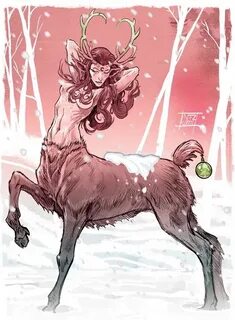 Reindeer centauress BY Nezart https://www.deviantart.com/nez