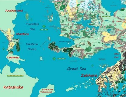 Forgotten Realms Political Map - North Port Florida Map