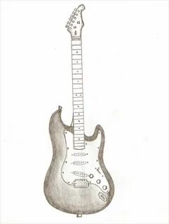 Electric Guitar Outline Drawing at PaintingValley.com Explor