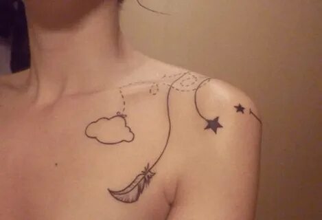 45 Cool Clouds Shoulder Tattoos