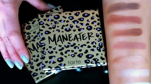 tarte MANEATER Eyeshadow Palette SWATCHES - YouTube