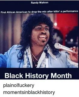 Randy Watson First African American to Drop the Mic After Ki
