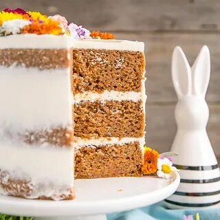 Carrot Cake with Cream Cheese Frosting - Liv for Cake