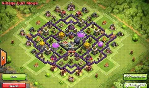 Mountain Lion - Farming Base for TH8 Clash of Clans Land Mou