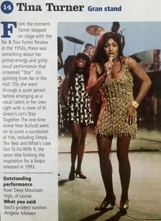 Tina turner, Ike and tina turner, Female singers