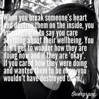 Quotes about Breaking someone else's heart (24 quotes)