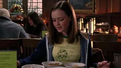 The t-shirt Reading is sexy Rory Gilmore (Alexis Bledel) on 