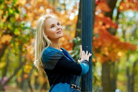 Осенние Фото Девушек Блондинок.