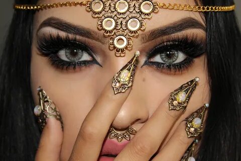 Arab Inspired Makeup Look lilybetzabe Eye makeup, Arabic eye
