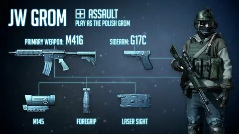 "JW GROM" : BF3 Assault Loadout & M416 Gameplay - YouTube