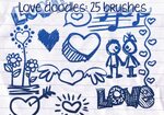 Love Doodles Brushes - Free Photoshop Brushes at Brusheezy!