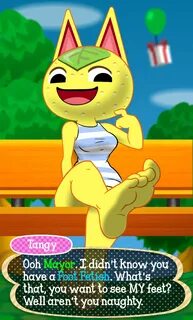 Animal Crossing - Tangy Feet by TheUrgeWithin on DeviantArt