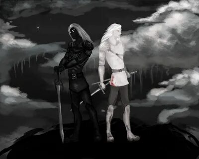 Anomander and Silchas Light in the dark, Fantasy art, Book a