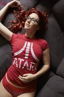 Meg Turney - Me in My Place - Atari shirt with pokies Unrate