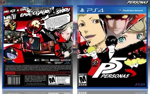 Persona 5 PlayStation 4 Box Art Cover by Mukar