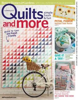 My Summer Table Runner in Quilts & More Magazine! - Jacquely
