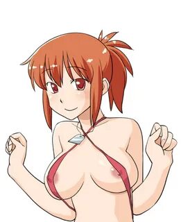 Xbooru - anime bikini bouncing breasts ecchi gif nipples whi