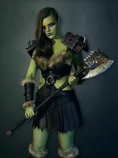Related image Female orc, Half-orc, Cosplay male