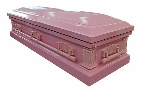 malformalady: "Pink sparkle casket featuring hand-applied Sw