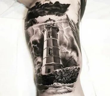 Lighthouse tattoo by Mike Flores Post 24048