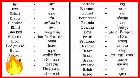 Word Meaning In Hindi Shabdkosh