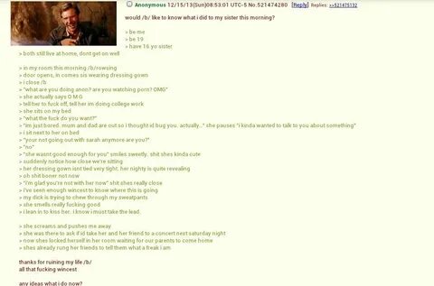 Anon has been reading too much wincest - Imgur
