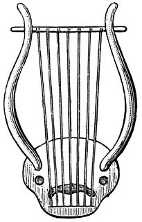 Lyre Ancient Musical Greek Instruments Clipart Instrument Dn