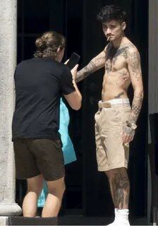 Lil царство Объркани zayn malik sem camisa Реорганизирайте п