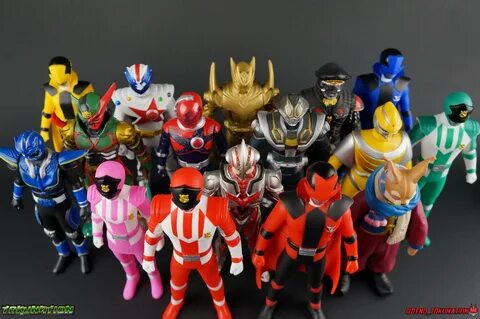 Lupinranger - Sentai Hero Collection Lupin Red, Blue, & Yell